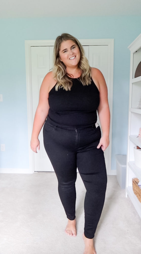 best plus size mom jeans
