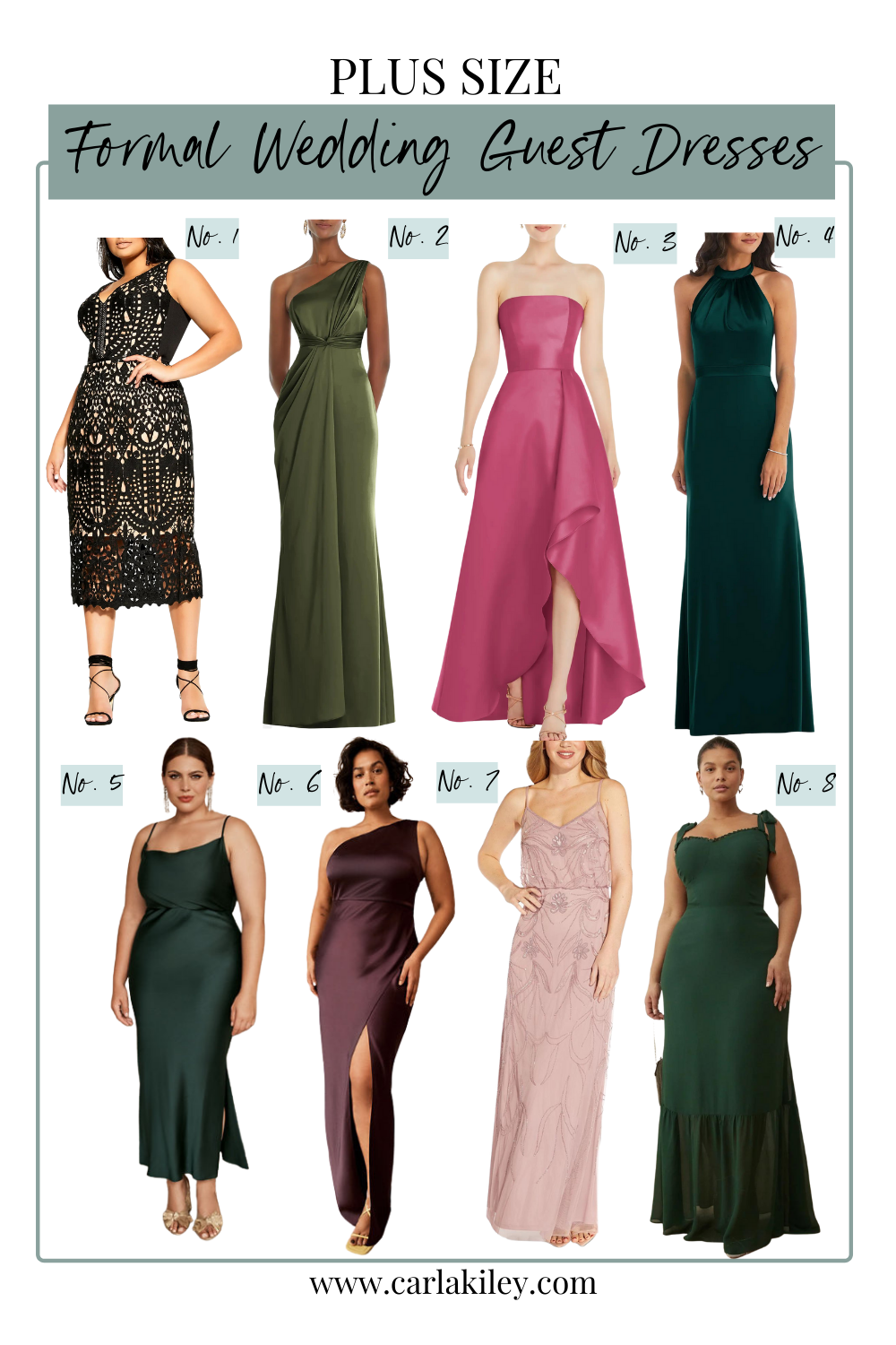 Plus Size Formal Wedding Guest Dresses 