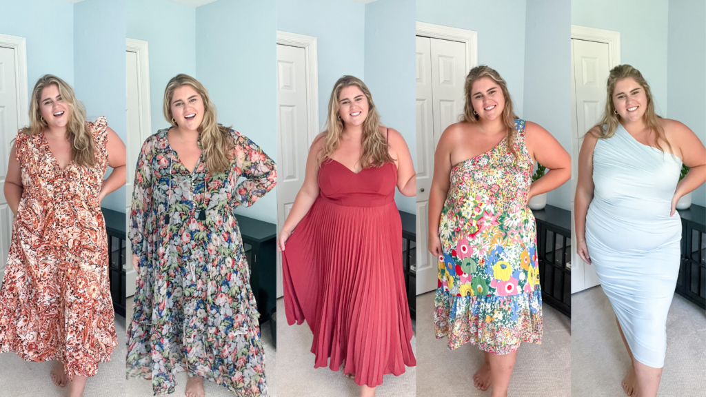Plus Size Wedding Guest and Special Occasion Dresses Fall 2022