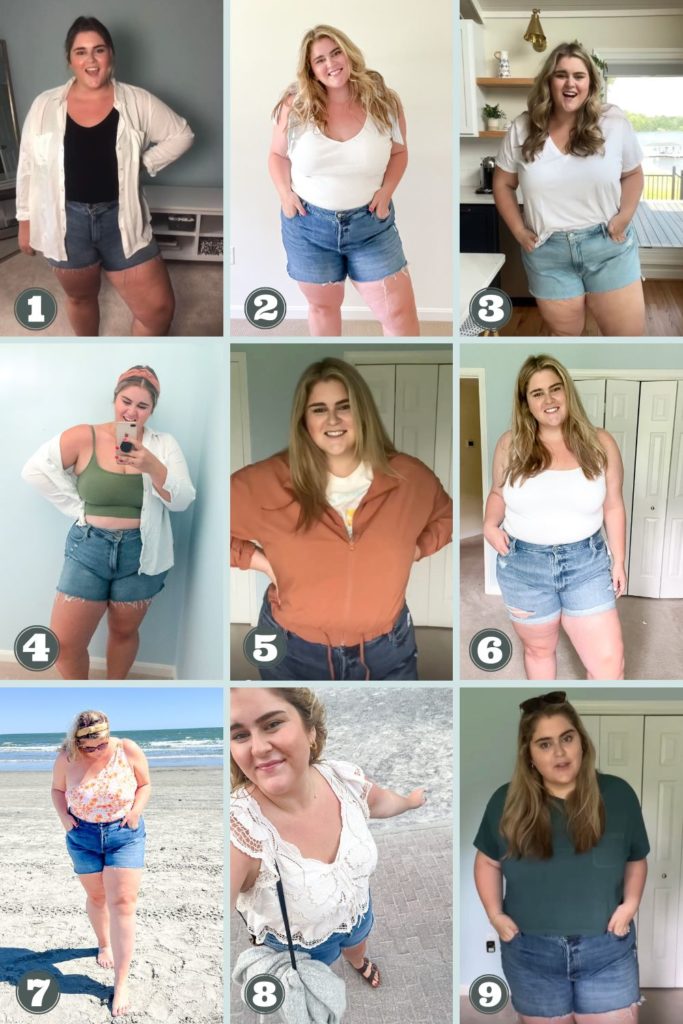 9 Cute & Comfy Summer Denim Shorts Outfit Ideas 